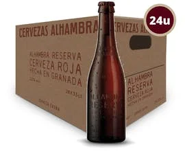 Cerveza Alhambra Reserva Roja 1925 33 Cl Pack 24 UD